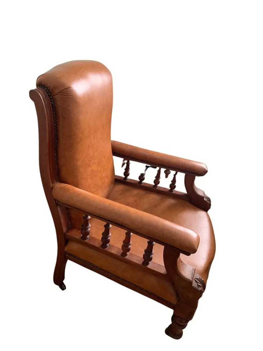 Leather armchair - Image 1