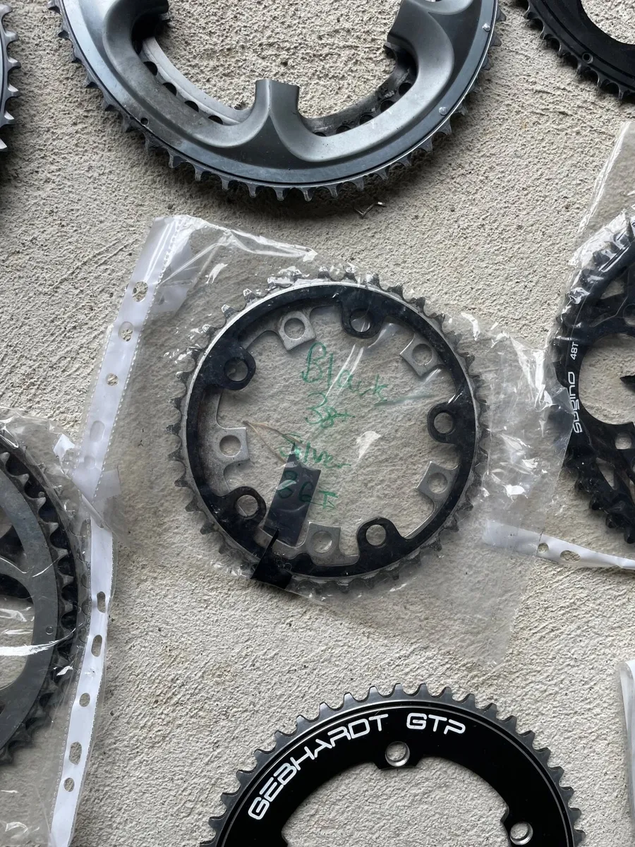 Collection of Road and Track Chainrings - Image 2