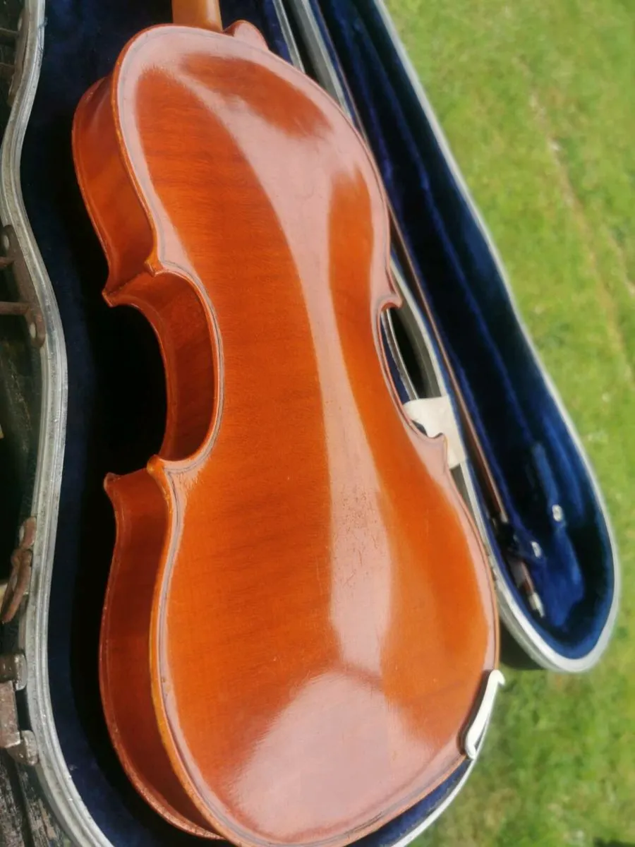 Old half size German violin - Image 4