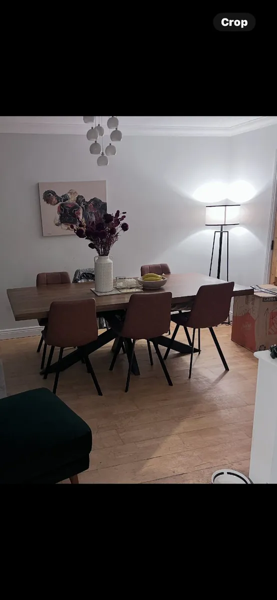 Dinning table & 6 chairs - Image 1