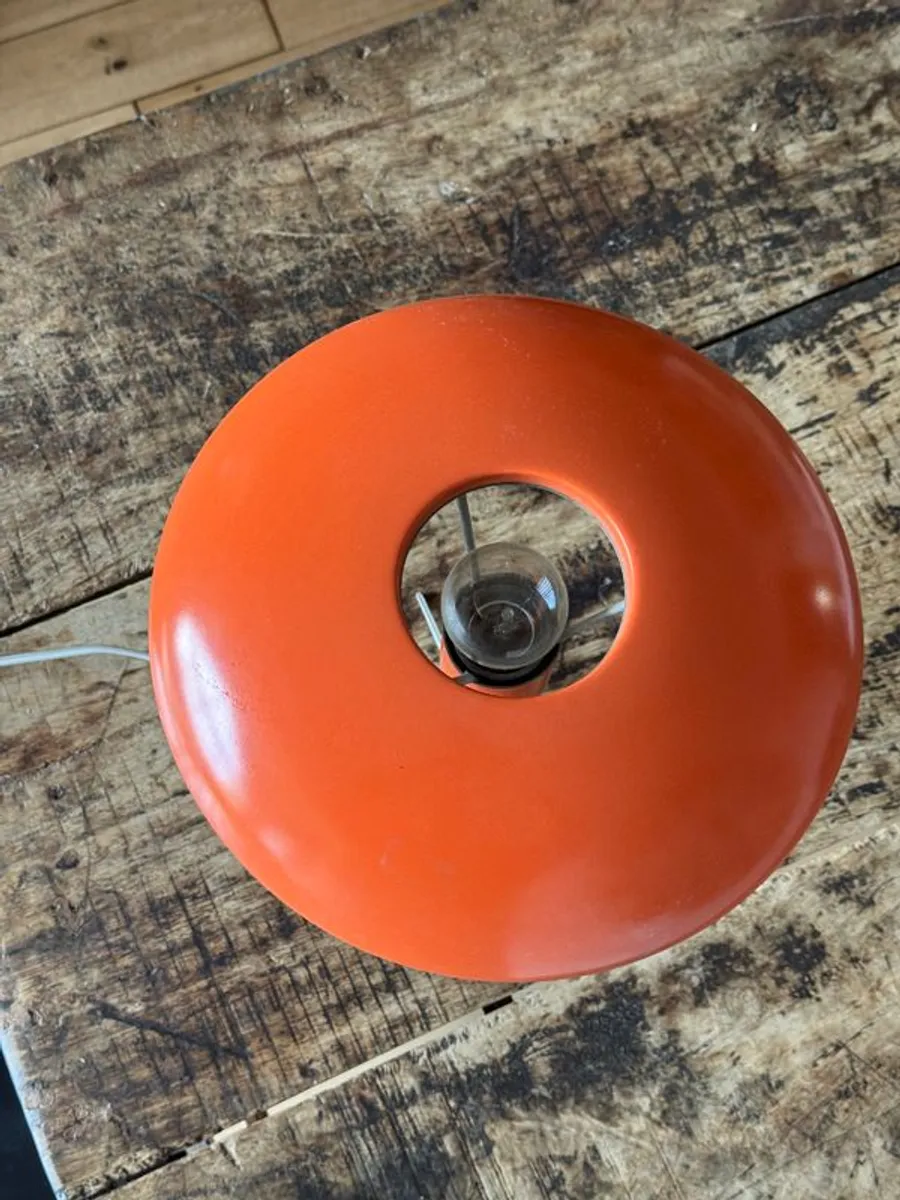 Vintage 1950s Orange Table Lamp Bijou from Philips - Image 3