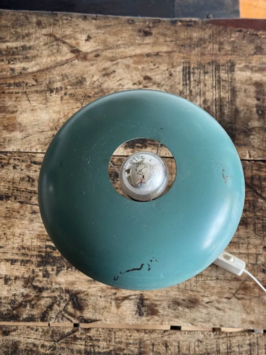 Vintage 1950s Turquoise Table Lamp Bijou from Philips - Image 4