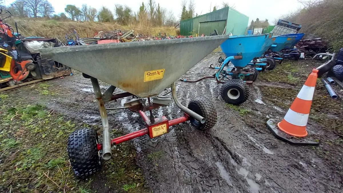 Selection of Old Fertiliser Spreaders - Image 3