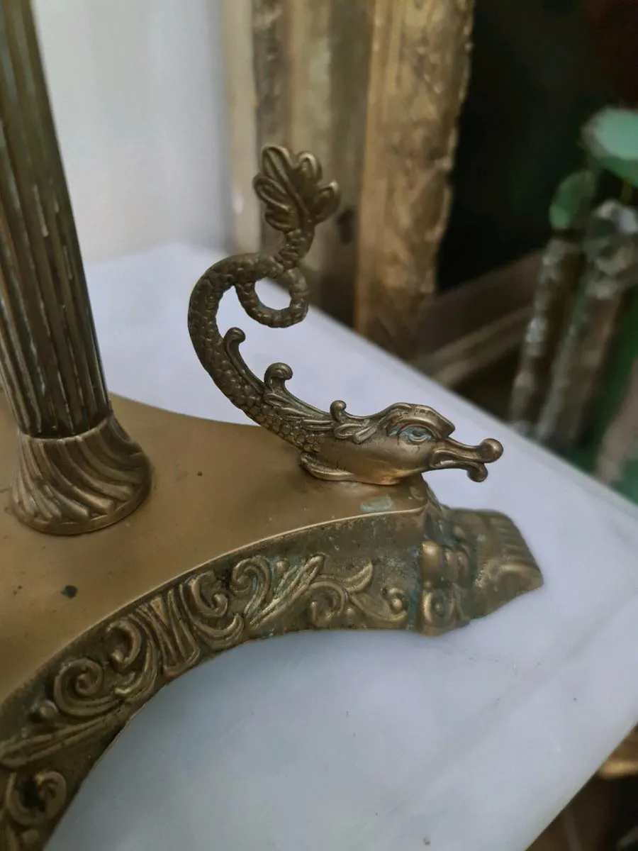 Vintage Art deco style brass ashtray - Image 3