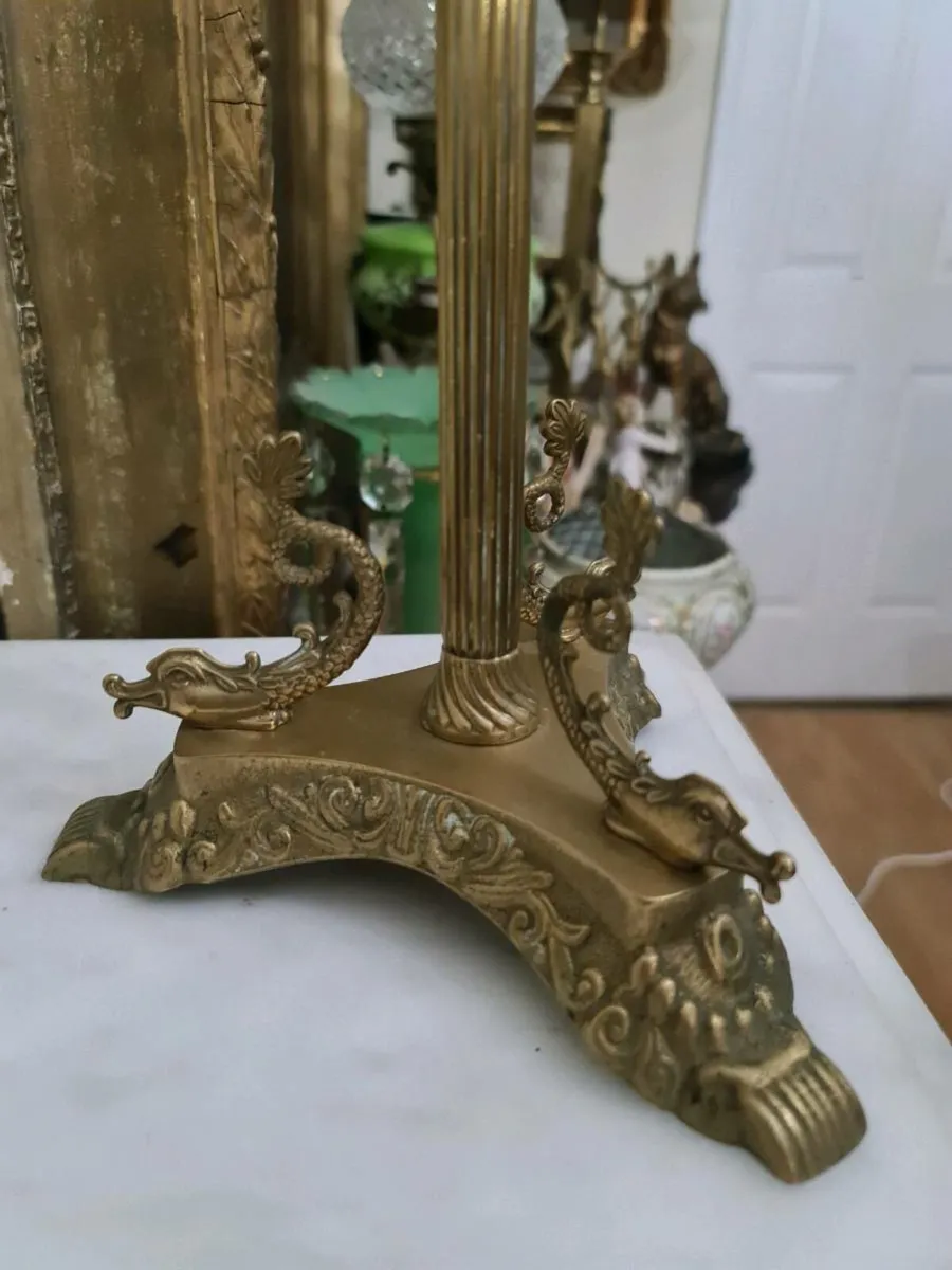 Vintage Art deco style brass ashtray - Image 4