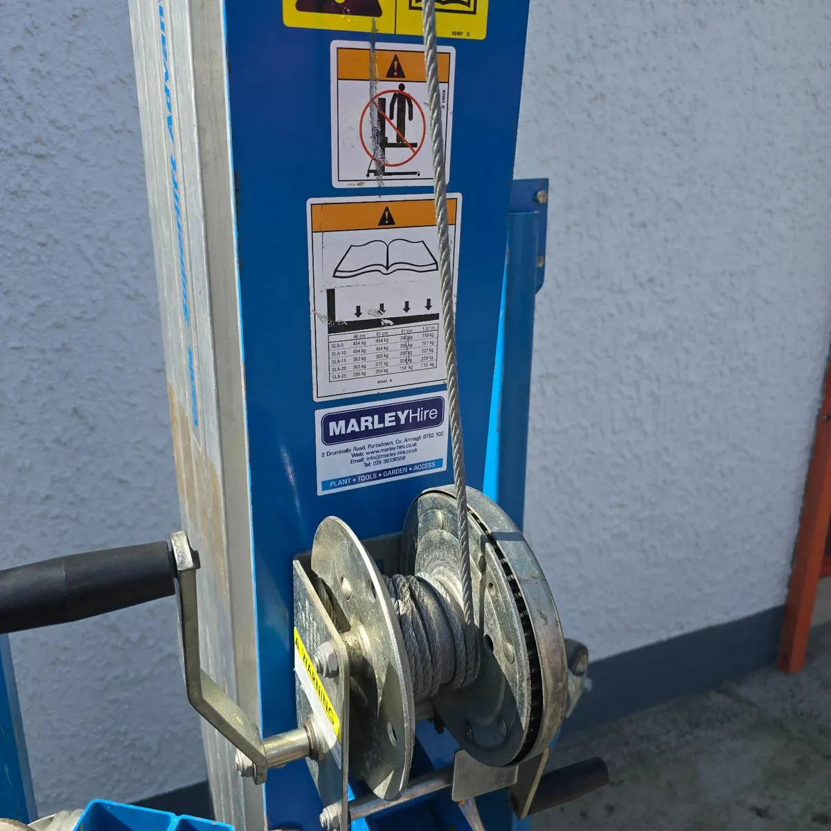 Genie Sla20 Manual Wind up lift - Image 2