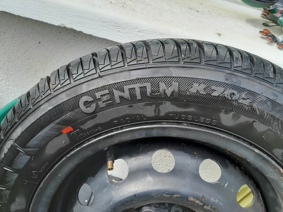 14" Car tire and Rim - Image 1