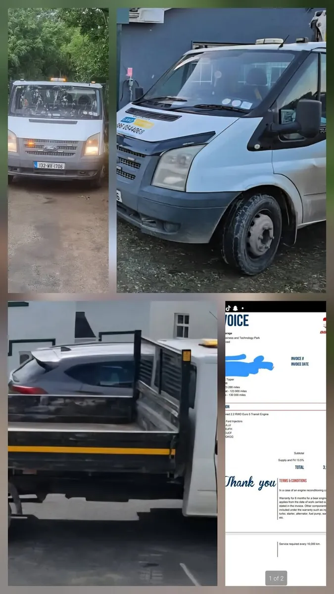 Ford Transit Tipper 132 Needs Some work read add!! - Image 3