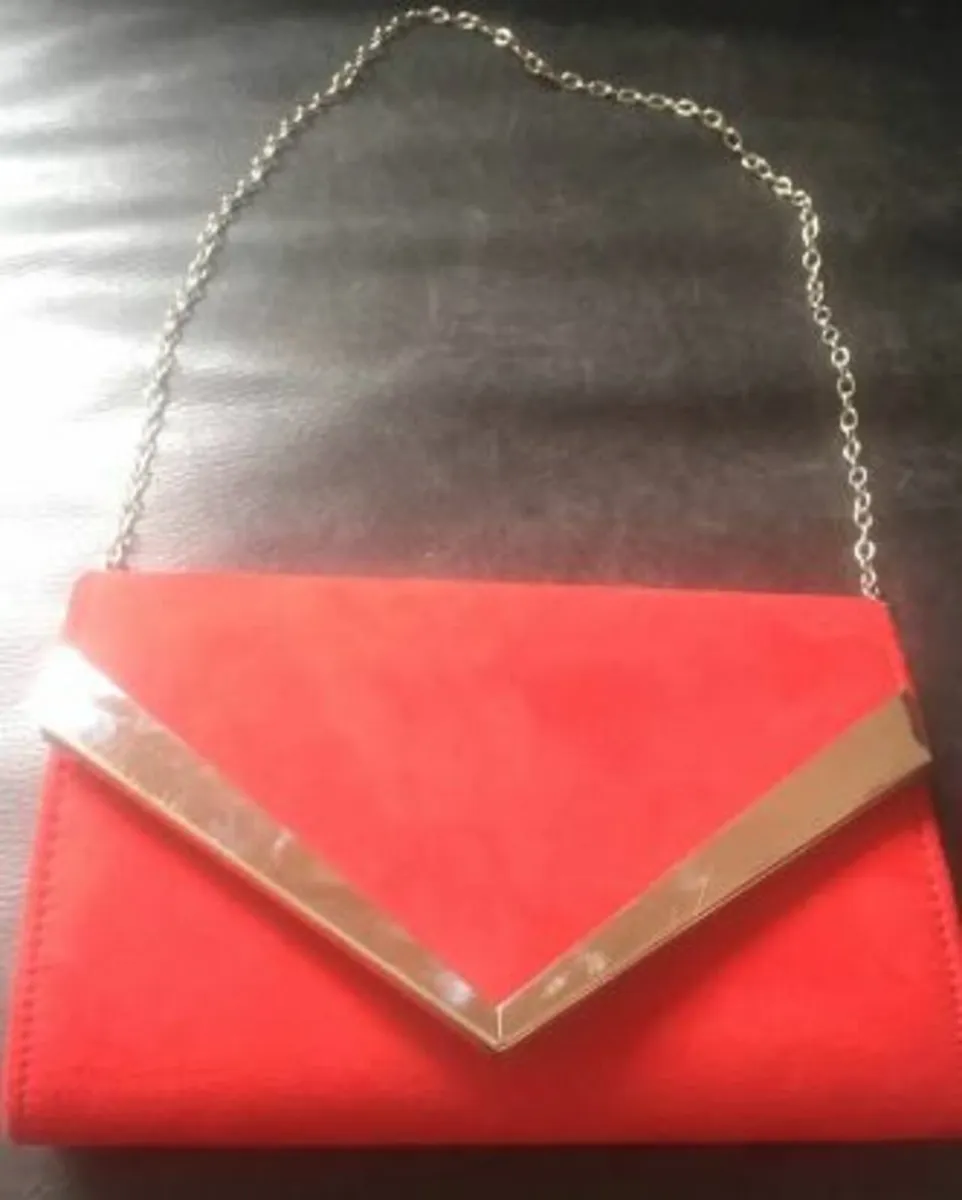 Quiz red occasion wear bag