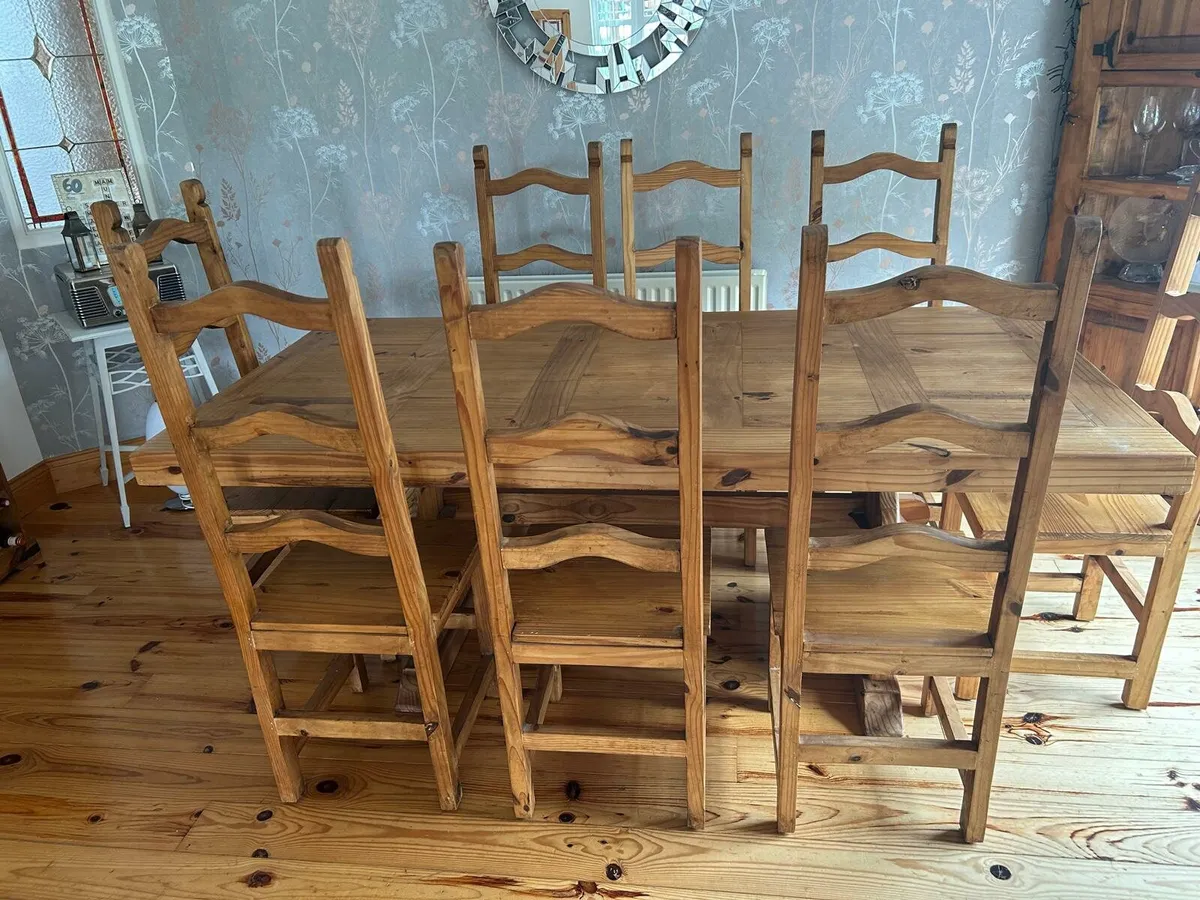 Pine Dining Set - Image 2