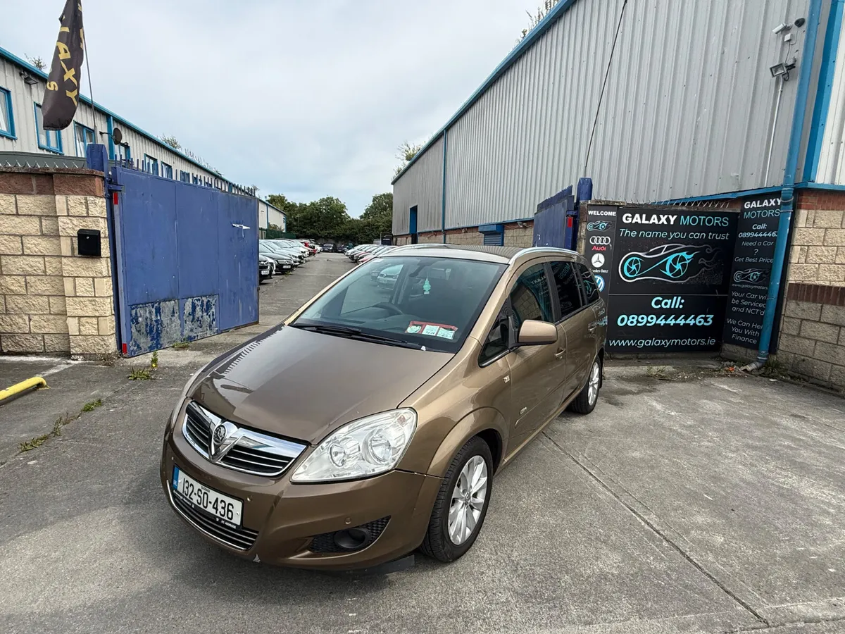 2013 Vauxhall Zafira 1.7 Design 7 Seats Nct 10/25 - Image 1
