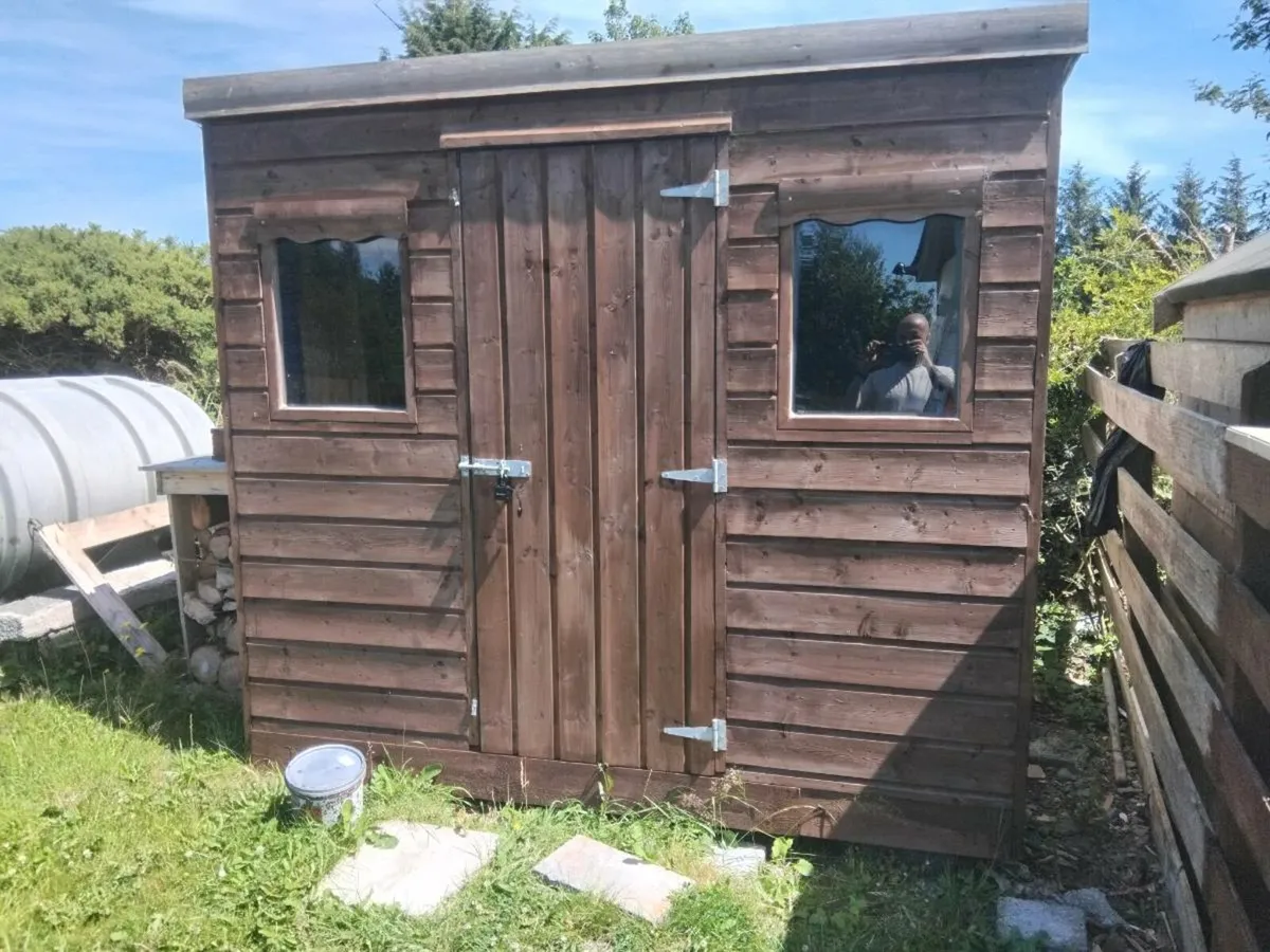 Abwood Timore 8 x 6  Cabin style shed - Image 1