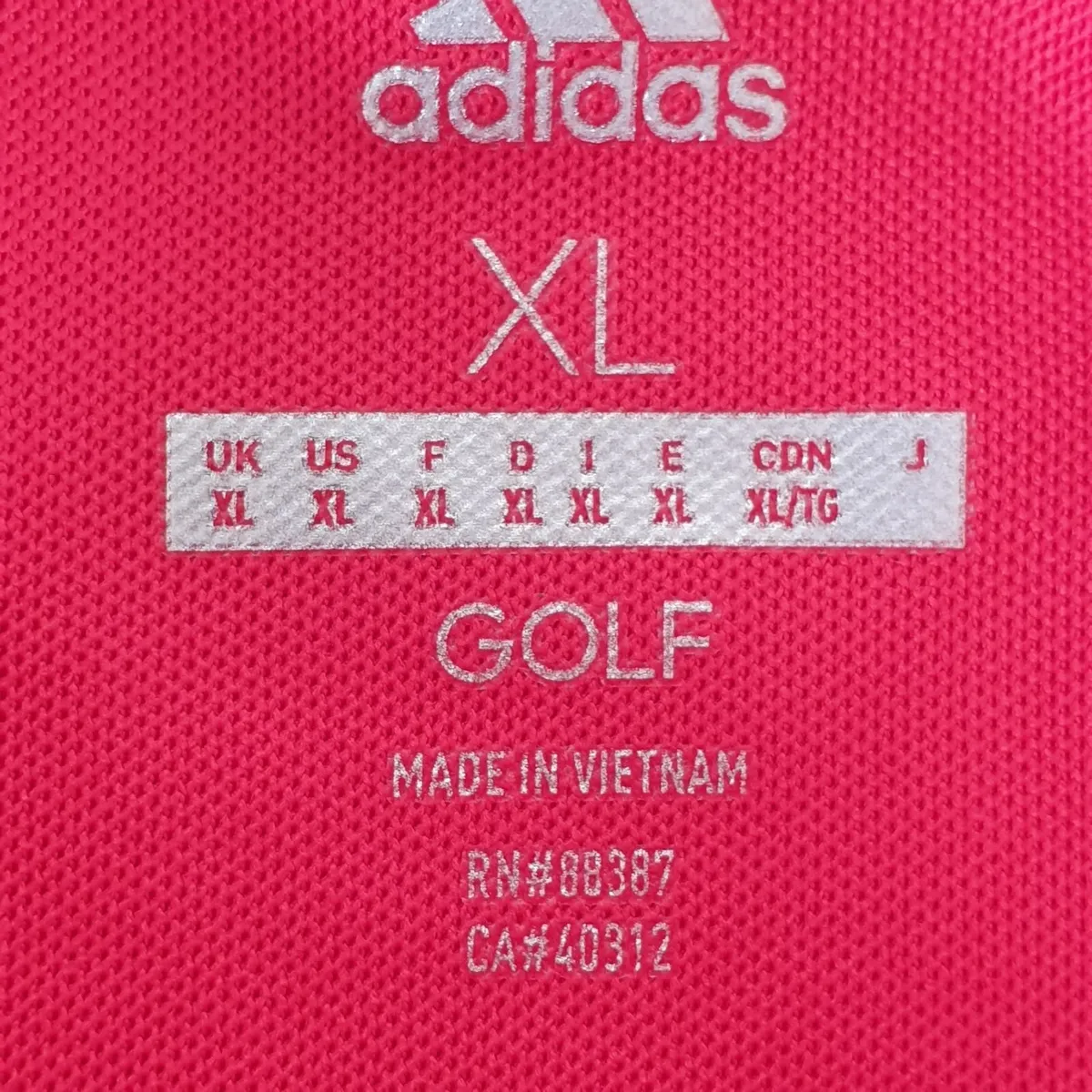 Adidas NEW womens golf polo shirt size XL - Image 4