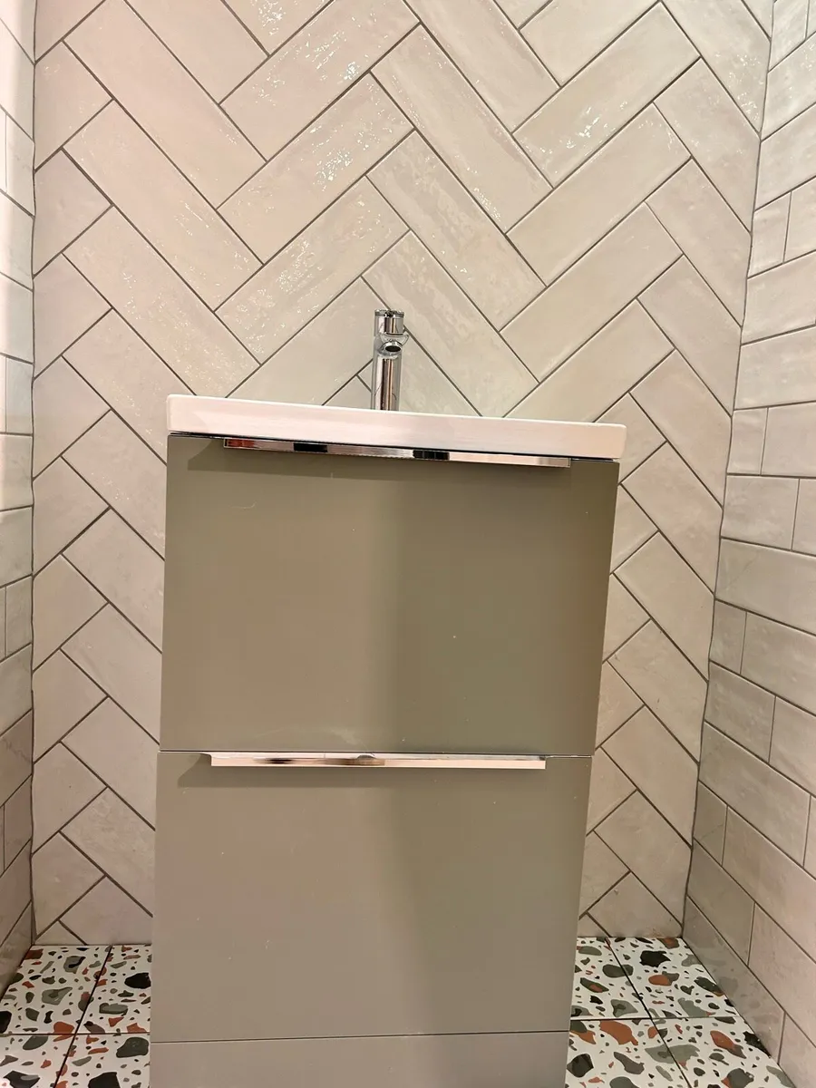 Sage Green bathroom unit - Image 1