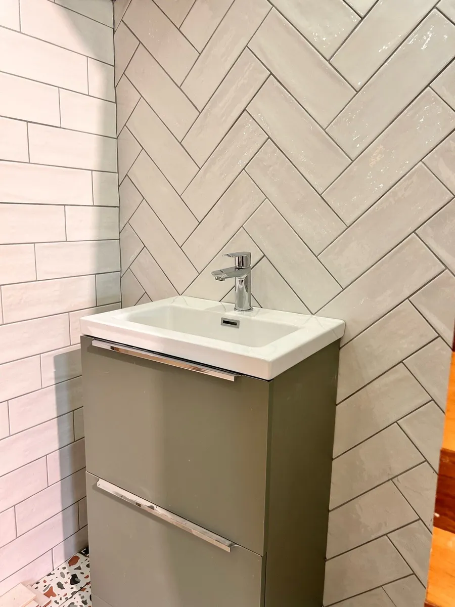 Sage Green bathroom unit - Image 3
