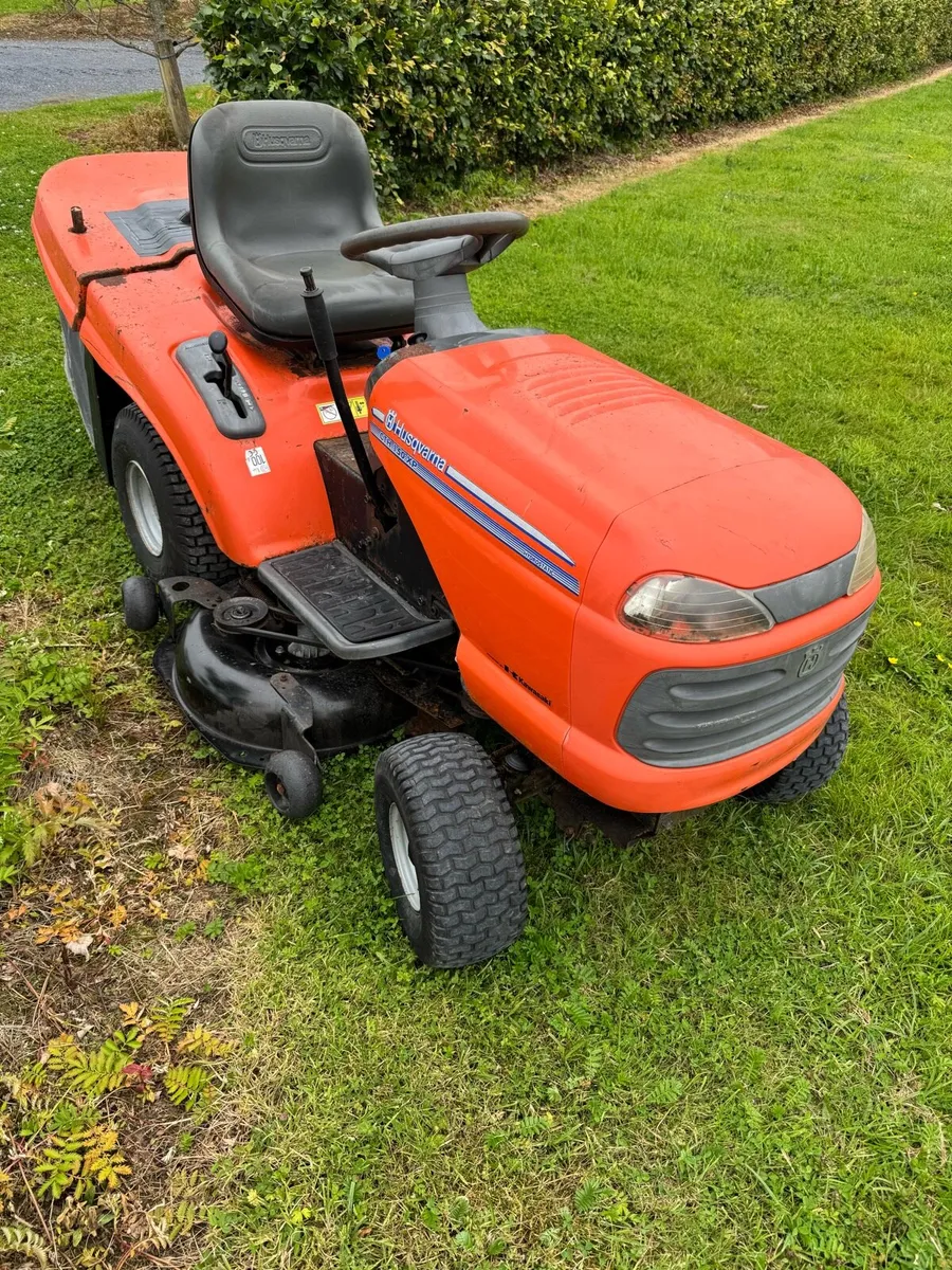 Husqvarna Ride on lawnmower - Image 1