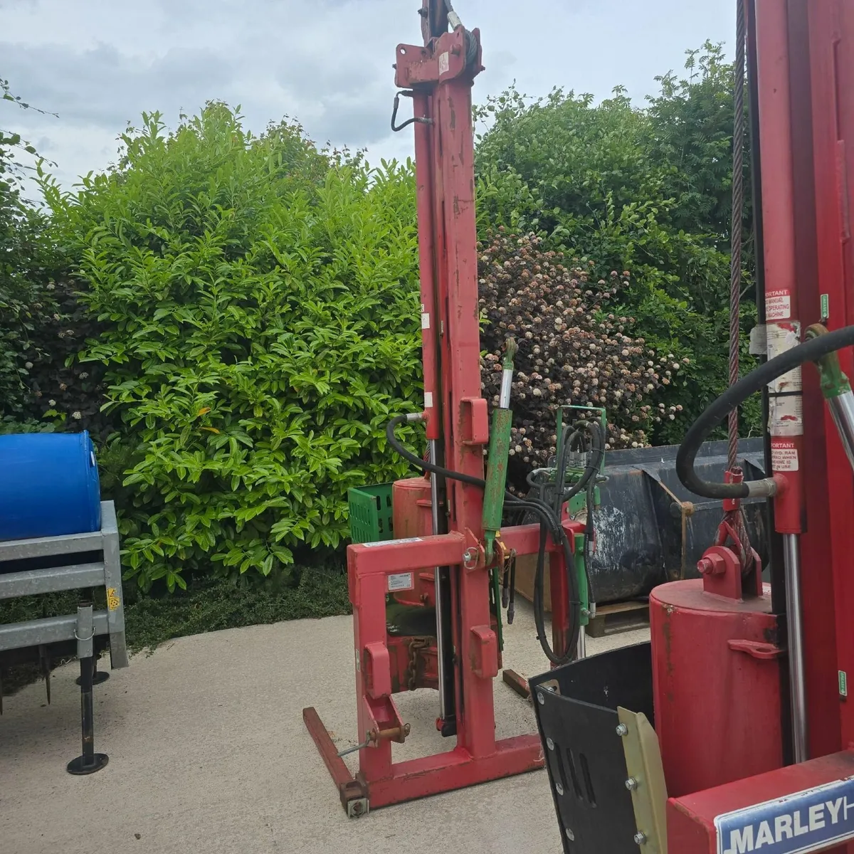 Malone Post Driver Tractor