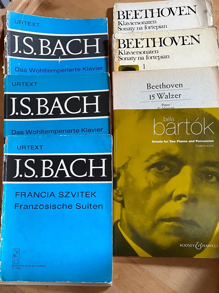 Piano music Books Advanced each bundle 17€ - Image 1