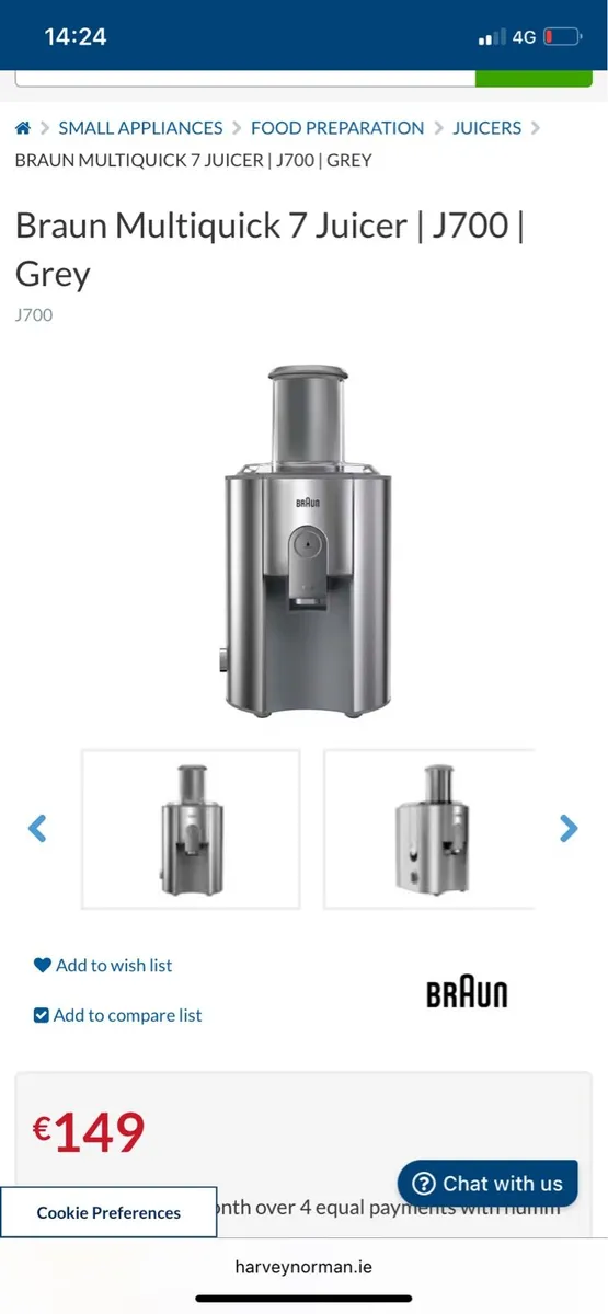 Braun juicer - Image 1