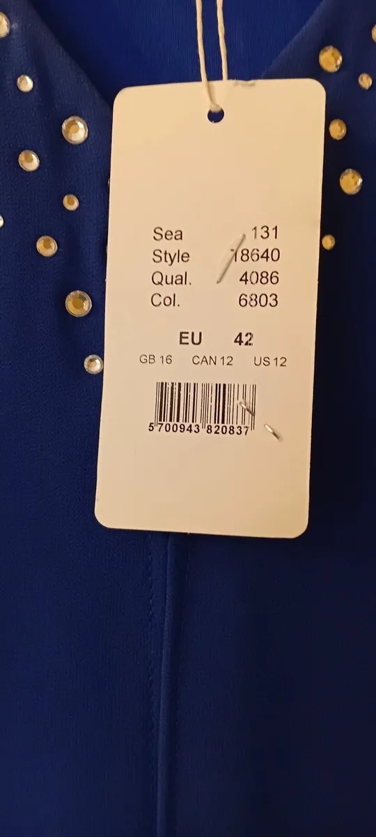 Godske Ocassion dress. Royal blue.  16 bnwt - Image 3