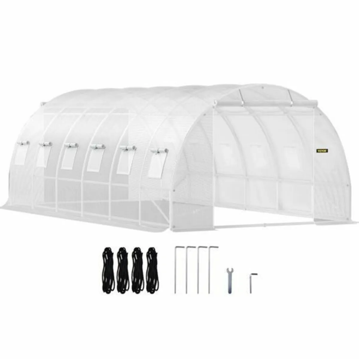 Walk-in Tunnel Greenhouse, 20 x 10 x 7 ft Portable - Image 1
