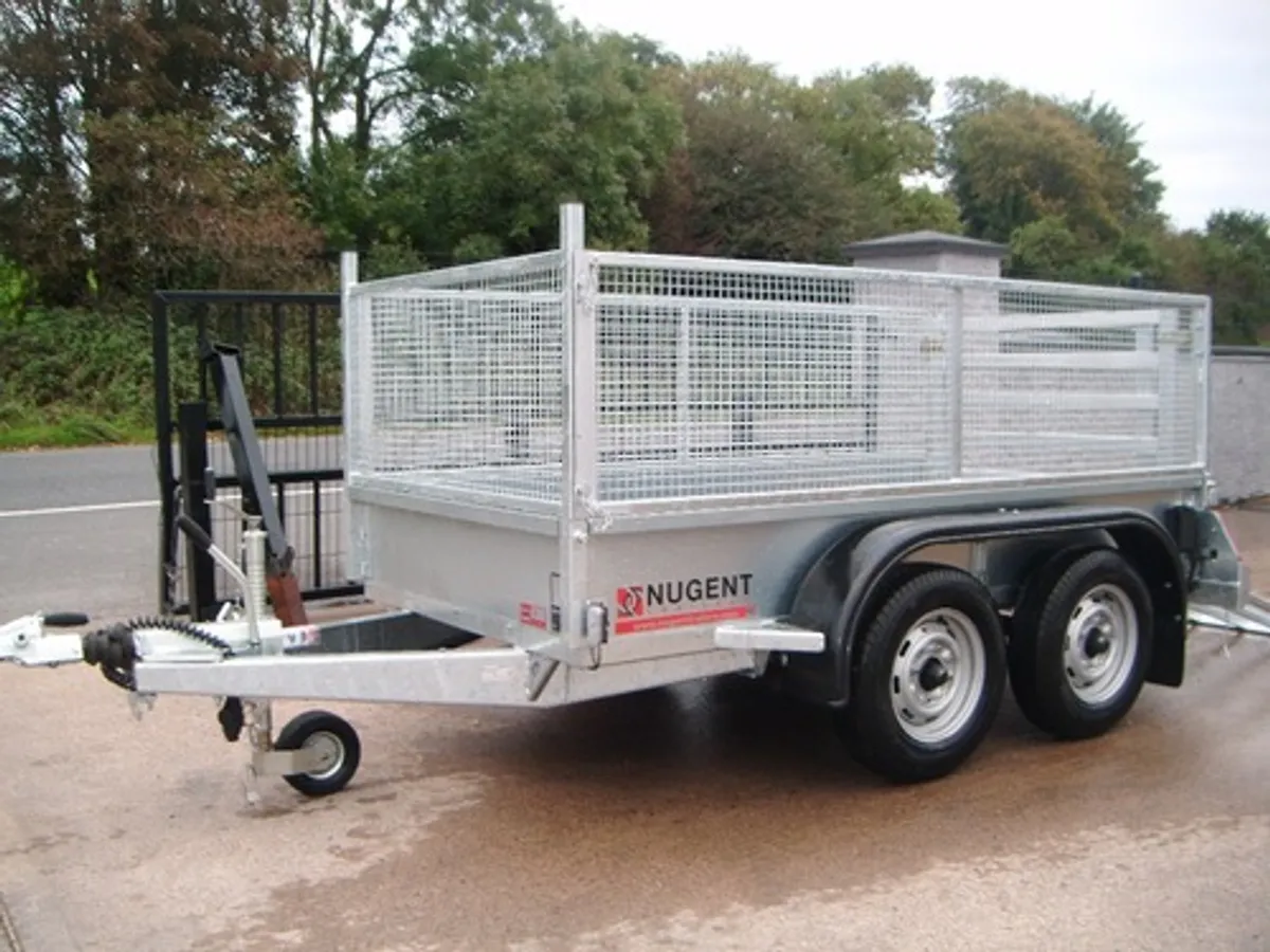 New 8,2 x 4,2  twin 2 ton Nugent trailer - Image 2