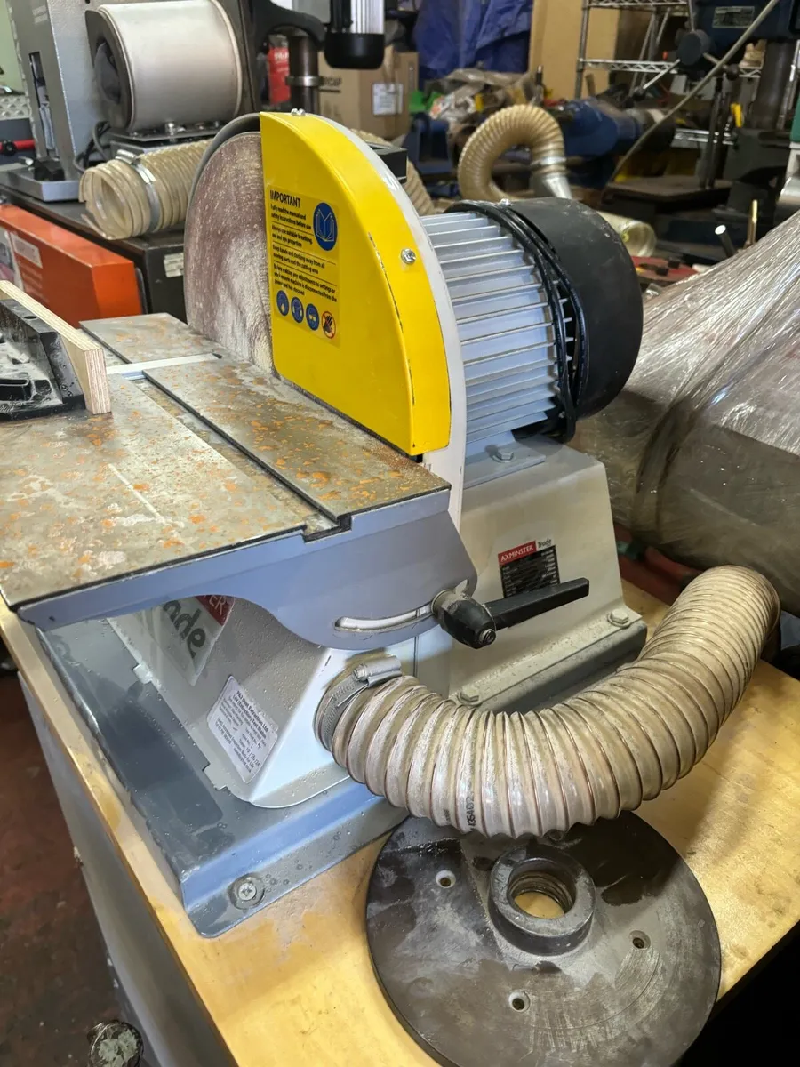 Axminster  Trade 12” disc sander & cabinet - Image 4