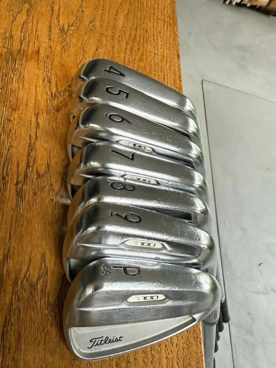 Titleist T100 irons 4-PW 2021 - Image 1