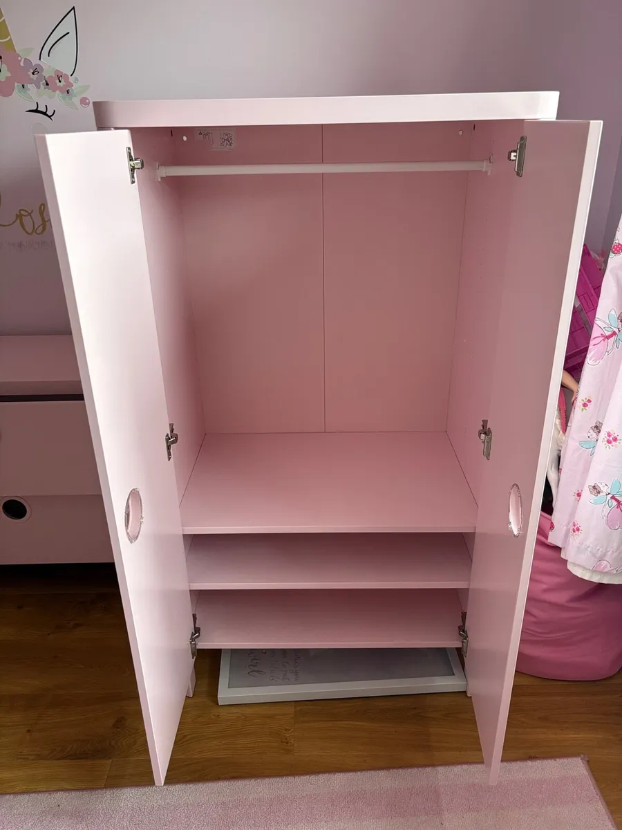Kids Wardrobe and Chest of Drawers Set - Image 2