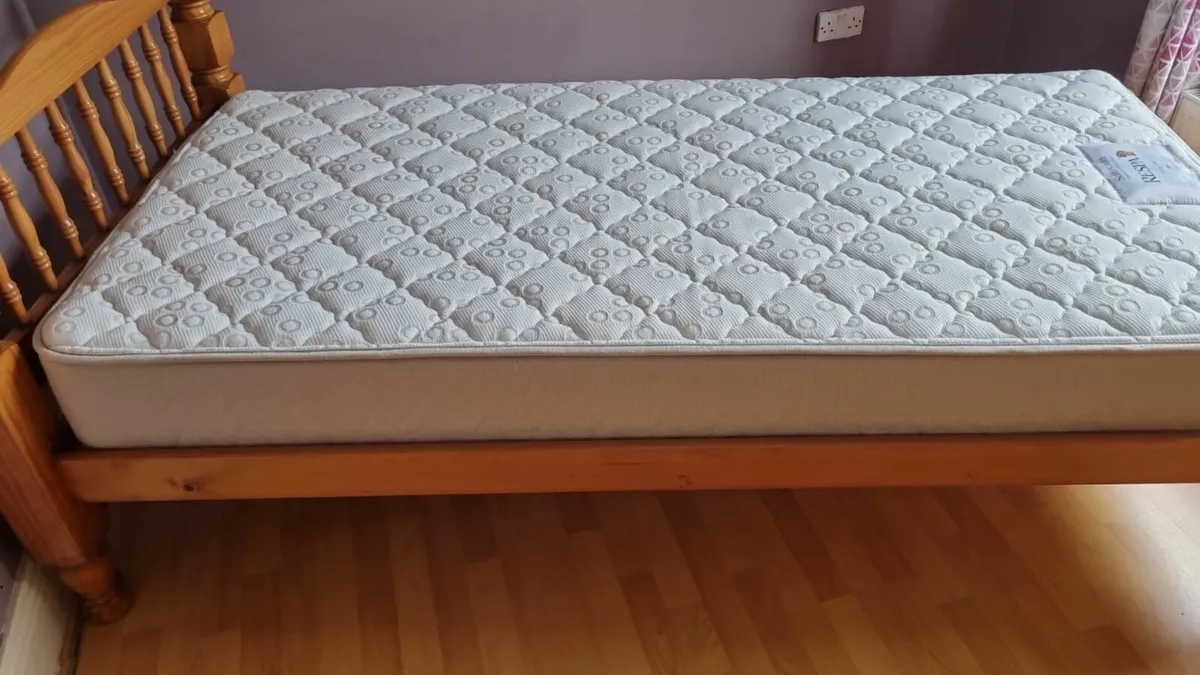 Single Bed & Mattress - Image 2