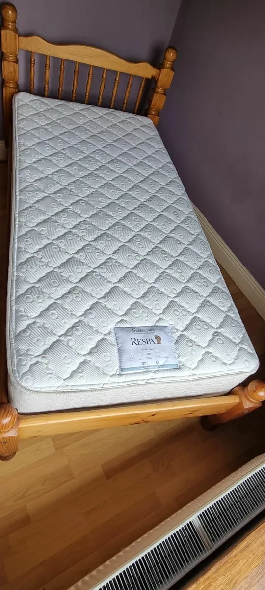 Single Bed & Mattress - Image 1