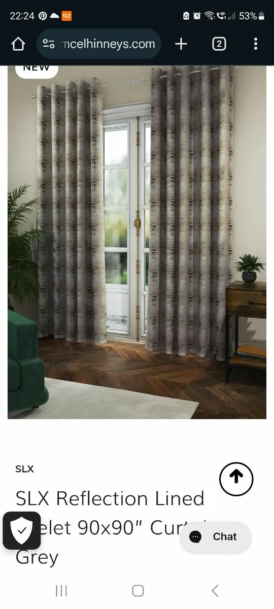 SLX 132" x 90" curtains & 2 rugs - Image 2
