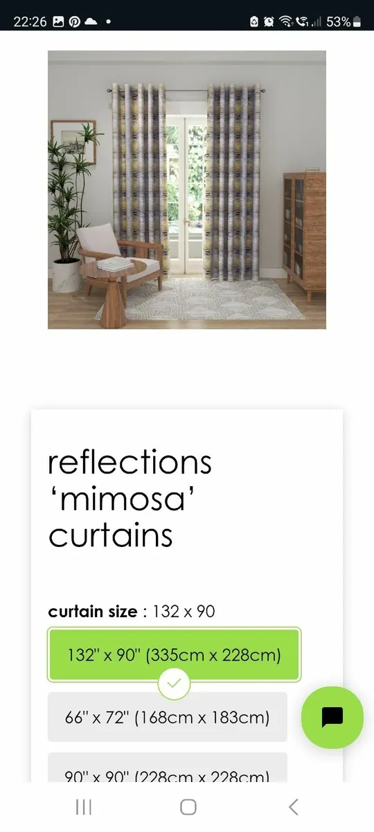 SLX 132" x 90" curtains & 2 rugs - Image 3