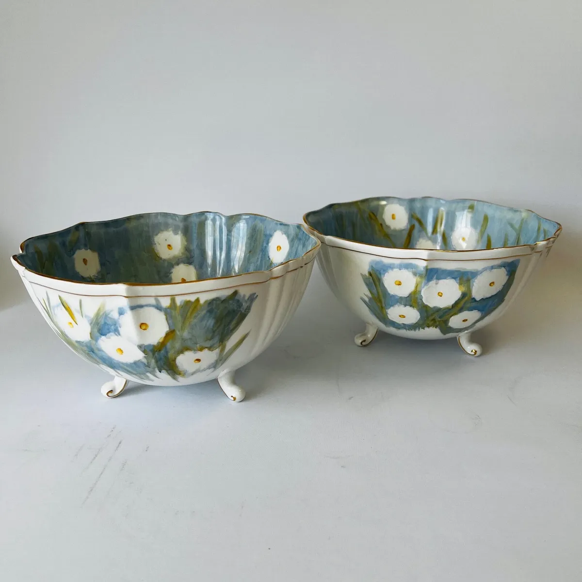 Royal Tara hand painted bowls unique - Image 1
