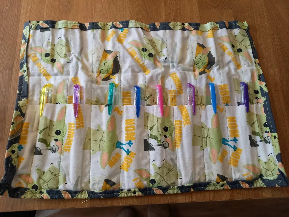 Hand made Pencil Roll/Pencil Case - Image 2