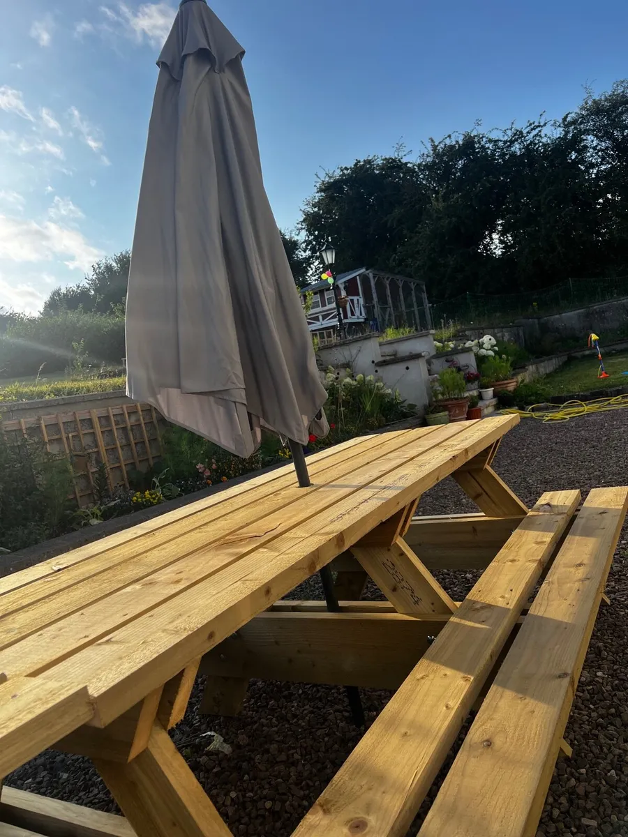 Picnic table 8ft - Image 2