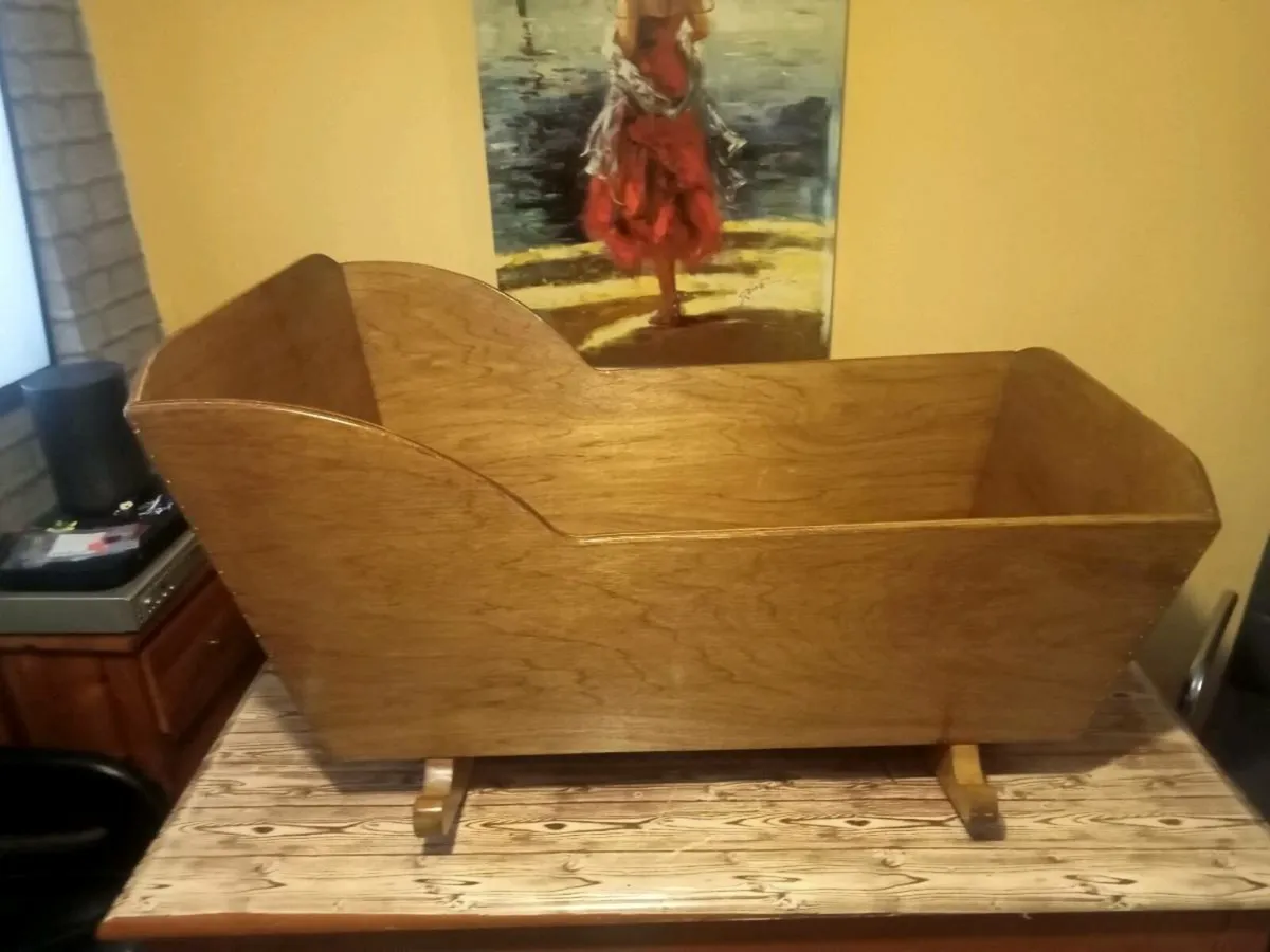 Hand crafted Rocking Cradle - Image 1