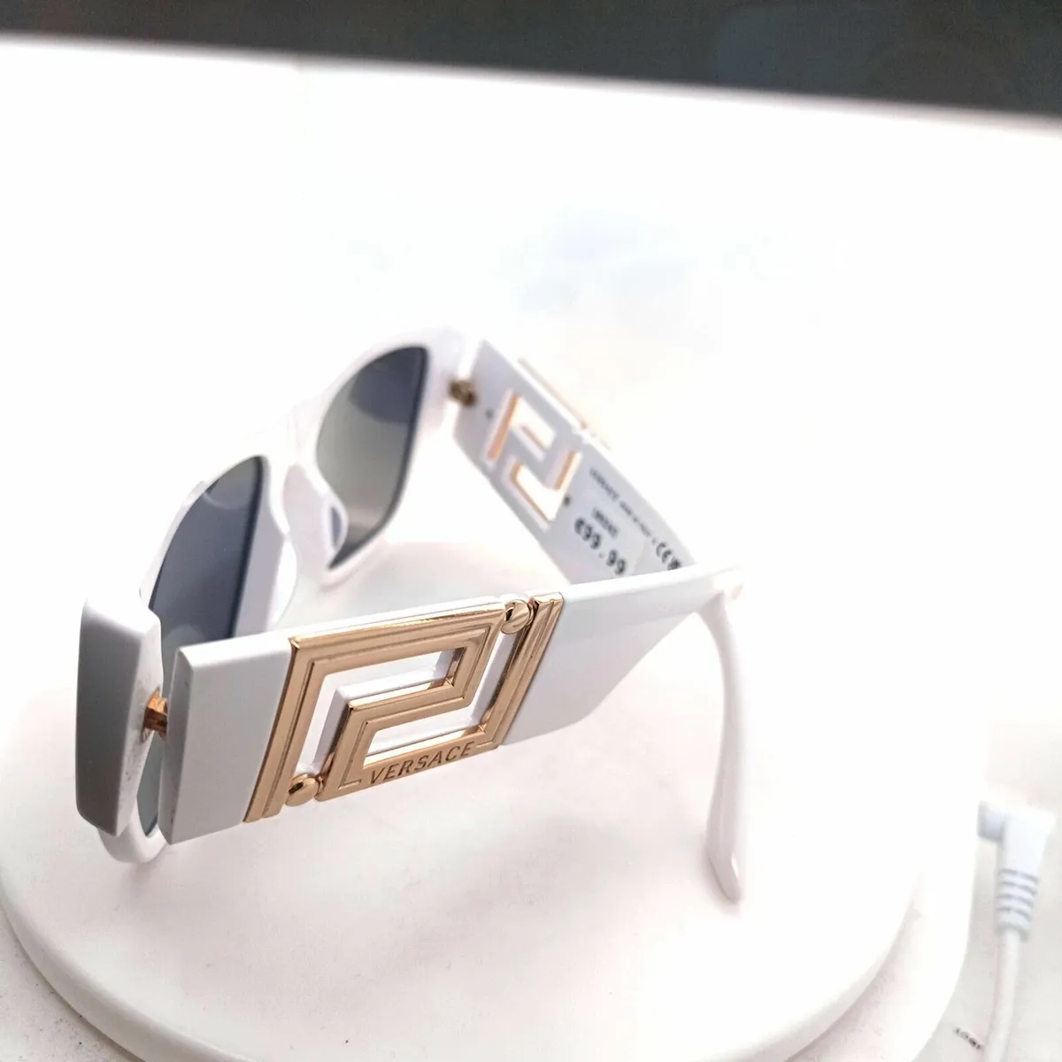 Versace Sunglasses, White Frames & Hardcase - Image 2