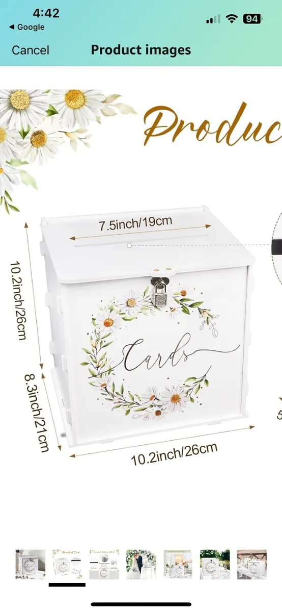 Wedding Card Box - Image 3