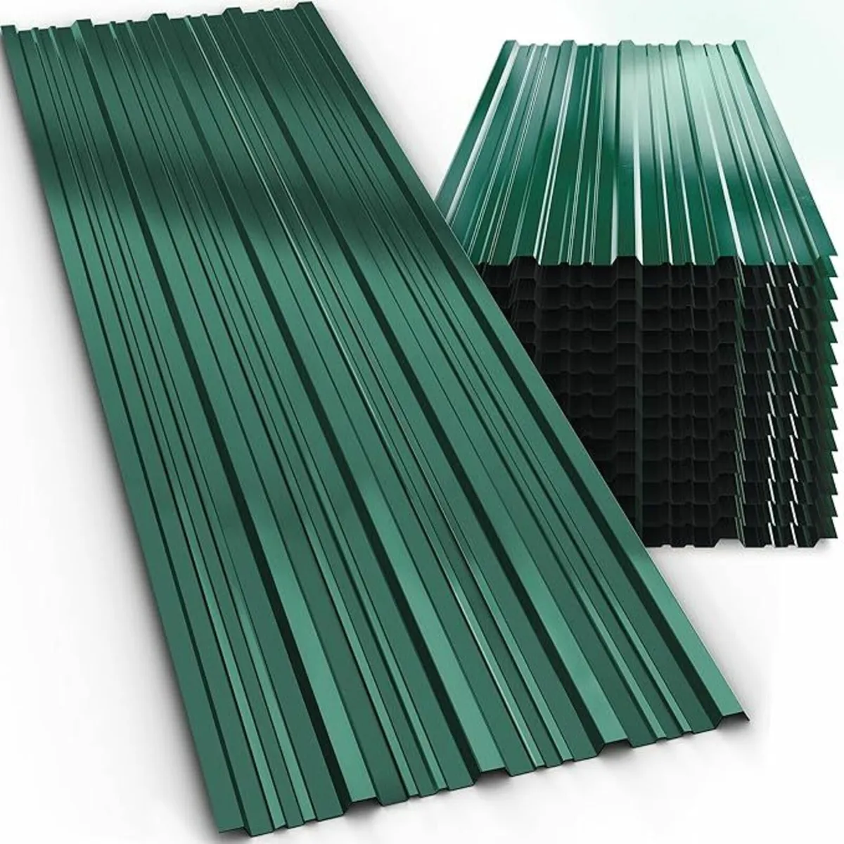 14 x Trapezoidal Sheet 110 x 46 cm = 7 - Image 1