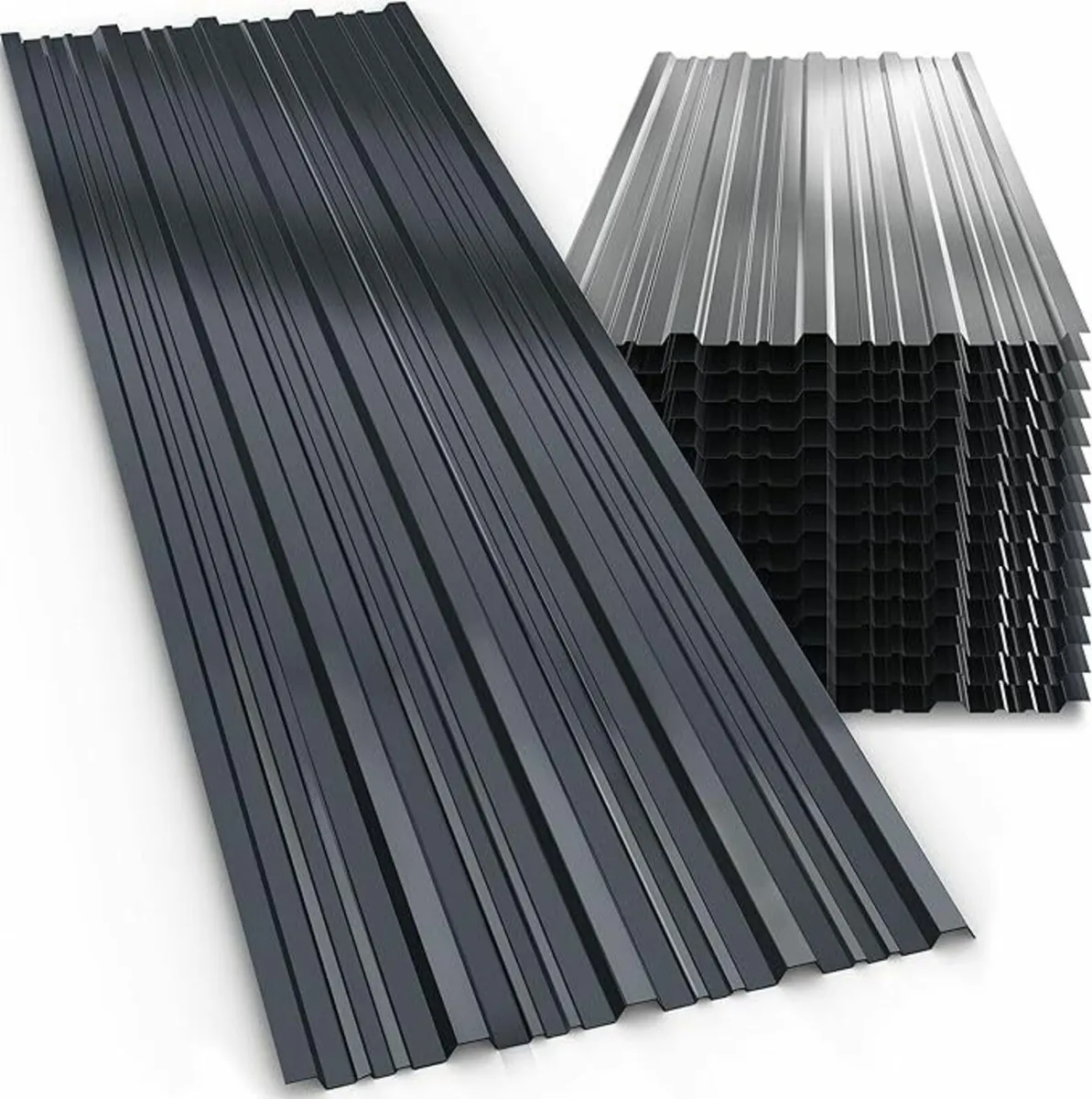 14 x Trapezoidal Sheet 110 x 46 cm = 7 - Image 2