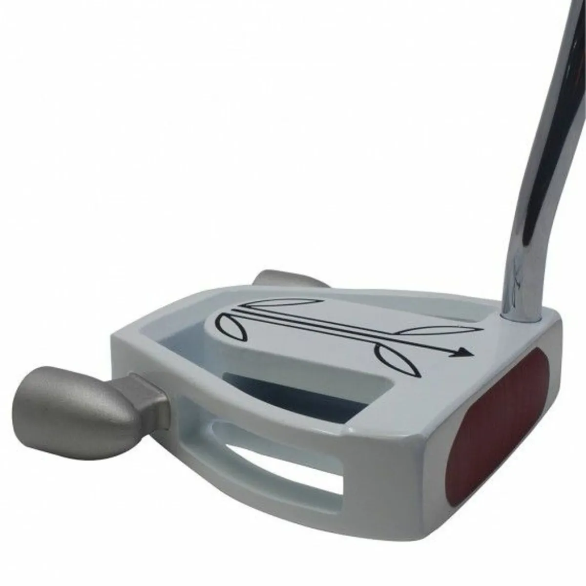 T7 Twin Engine Mallet Putter - White - RH - Image 1