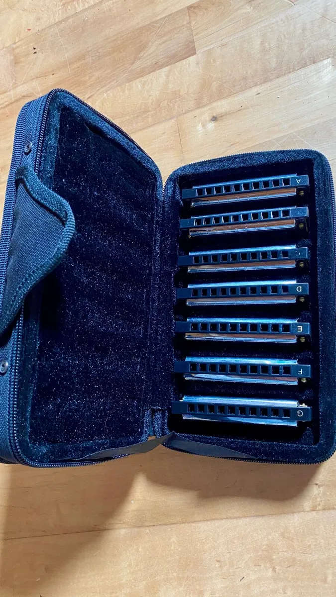 Blues harmonica set Hohner in ABCDEFG - Image 2