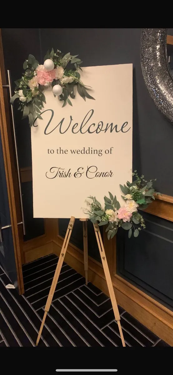 Welcome Wedding Sign - Image 1