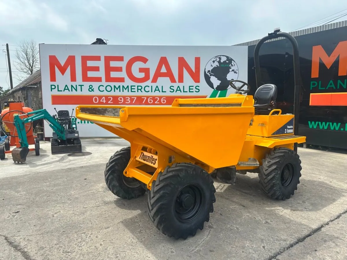 2018 THWAITES 3 TON DUMPER ..... 1,130 HOURS - Image 1
