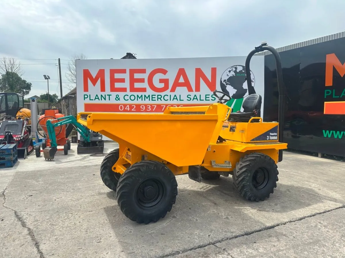 2018 THWAITES 3 TON DUMPER ..... 1,130 HOURS - Image 3