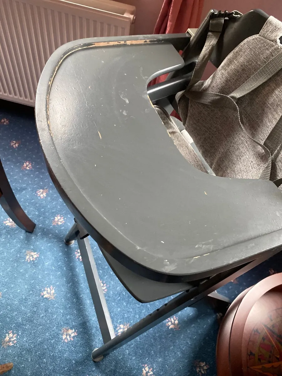 Wooden Baby high chair - Image 2