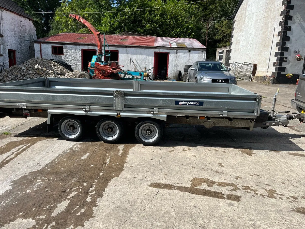 16ft indespension flat bed trailer - Image 2