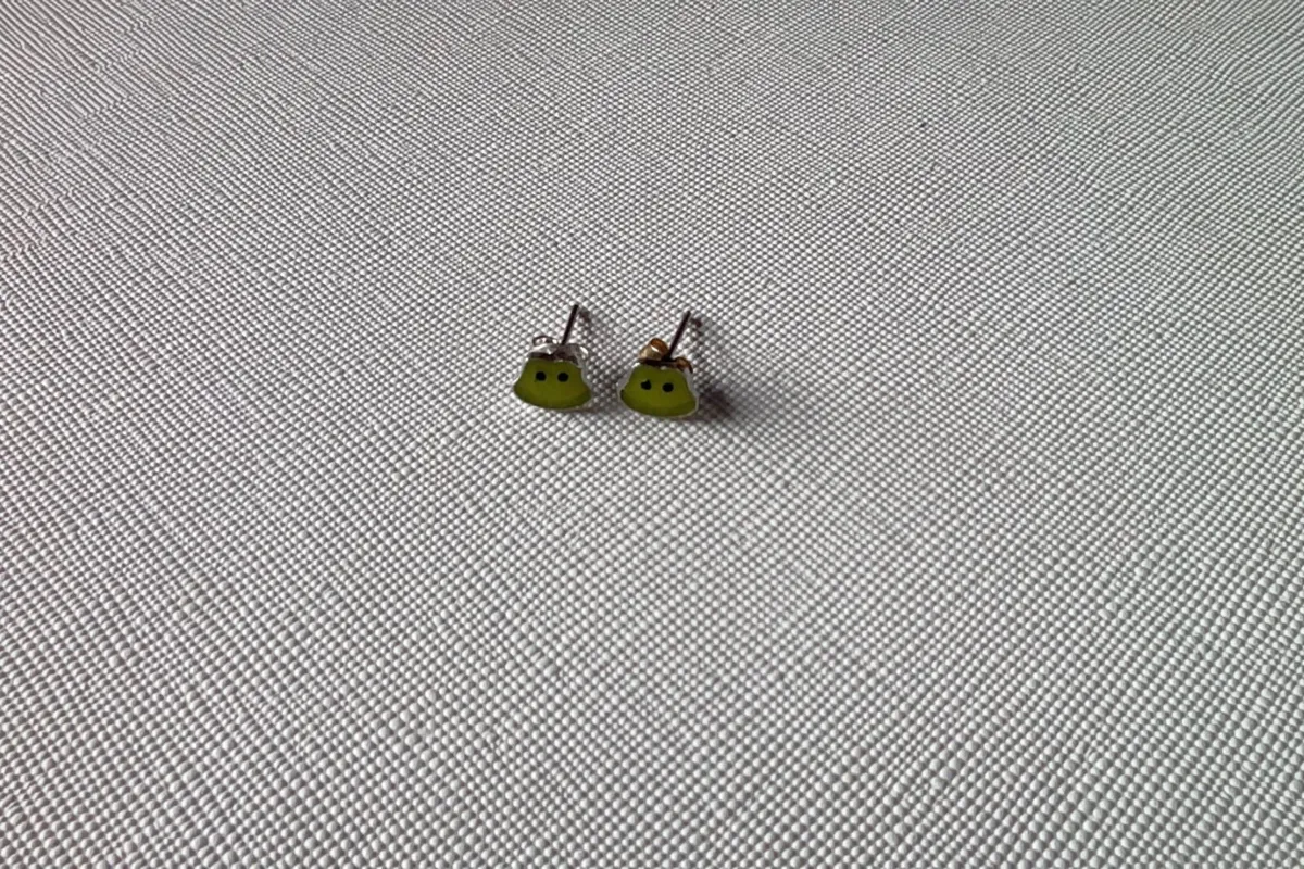 cute frog earrings - Image 1