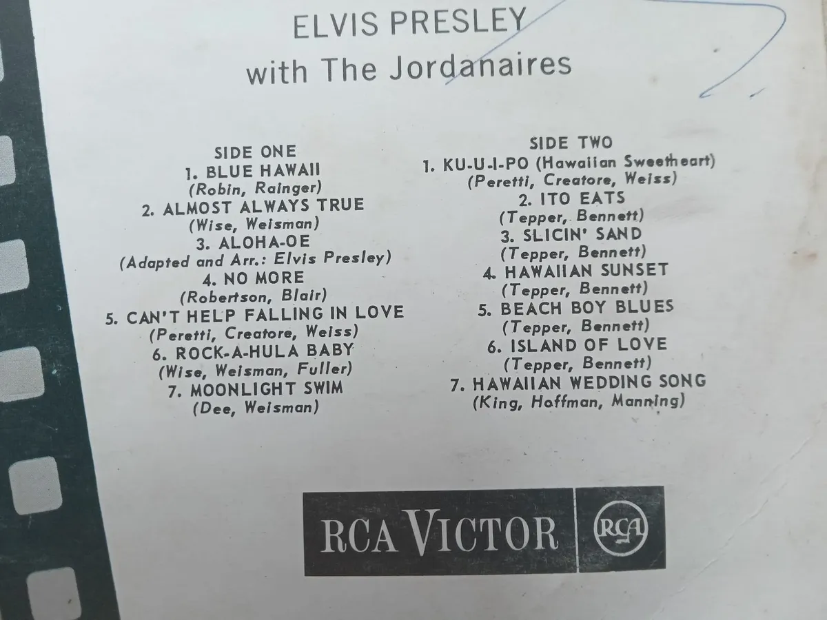 Elvis Presley original long player vinyl - Image 1